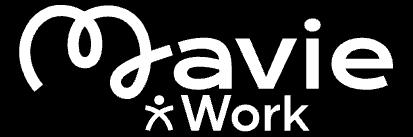 Mavie Work Logo All White